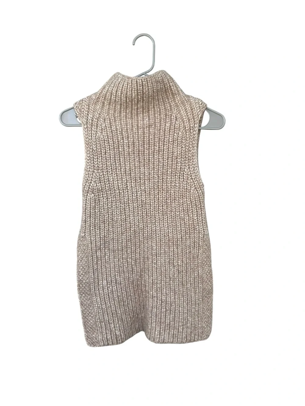Aritzia Wilfred Durandal Sleeveless Mockneck Sweater - Size XXS - Italian Wool